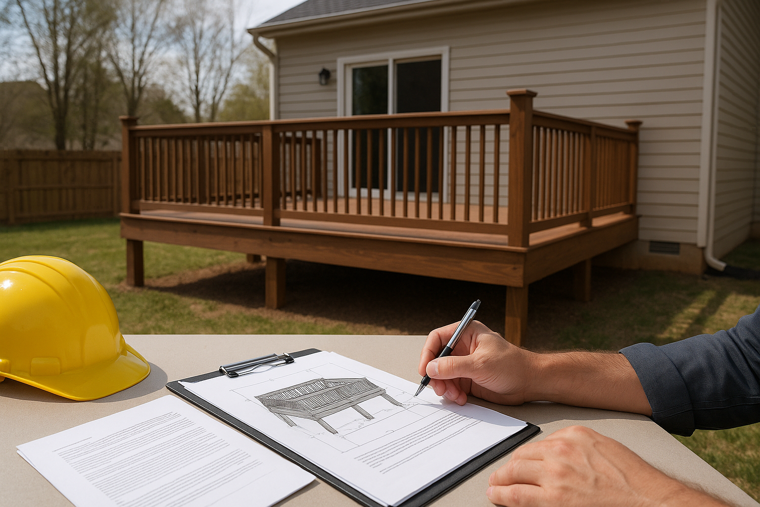 Permiso para un Deck en Gwinnett: Documentos e Inspecciones Necesarias